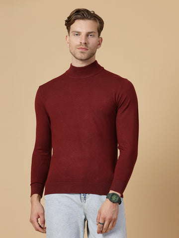 Maroon Uncrushable Turtle Neck