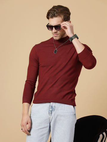 Maroon Uncrushable Turtle Neck