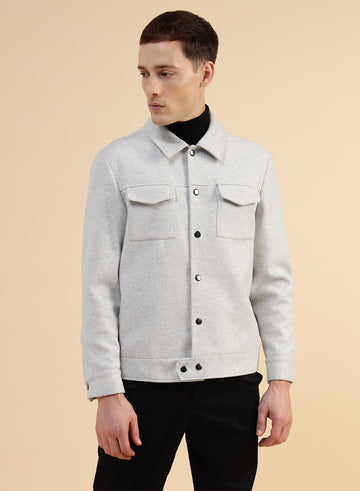 Off White Smart Casual Jacket