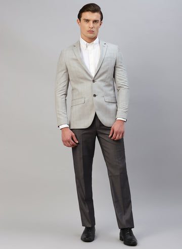 Light Grey checks Formal Jacket