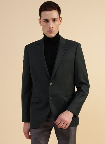 Black Poly wool Jacket