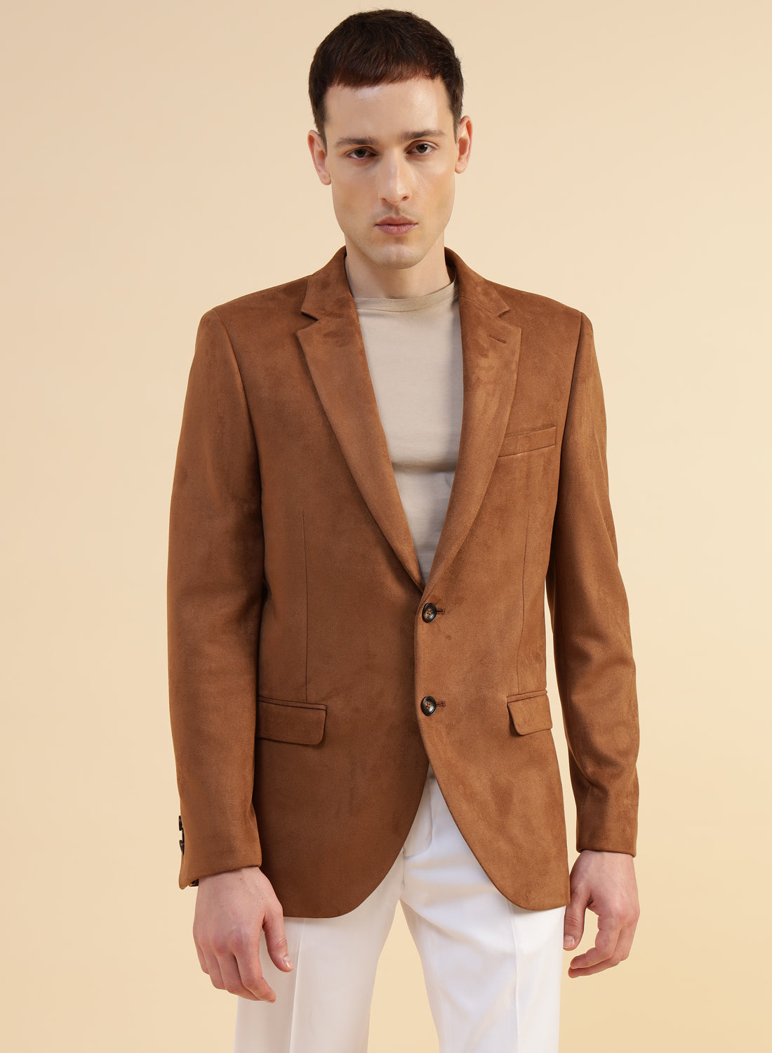 Camel Suede Jacket