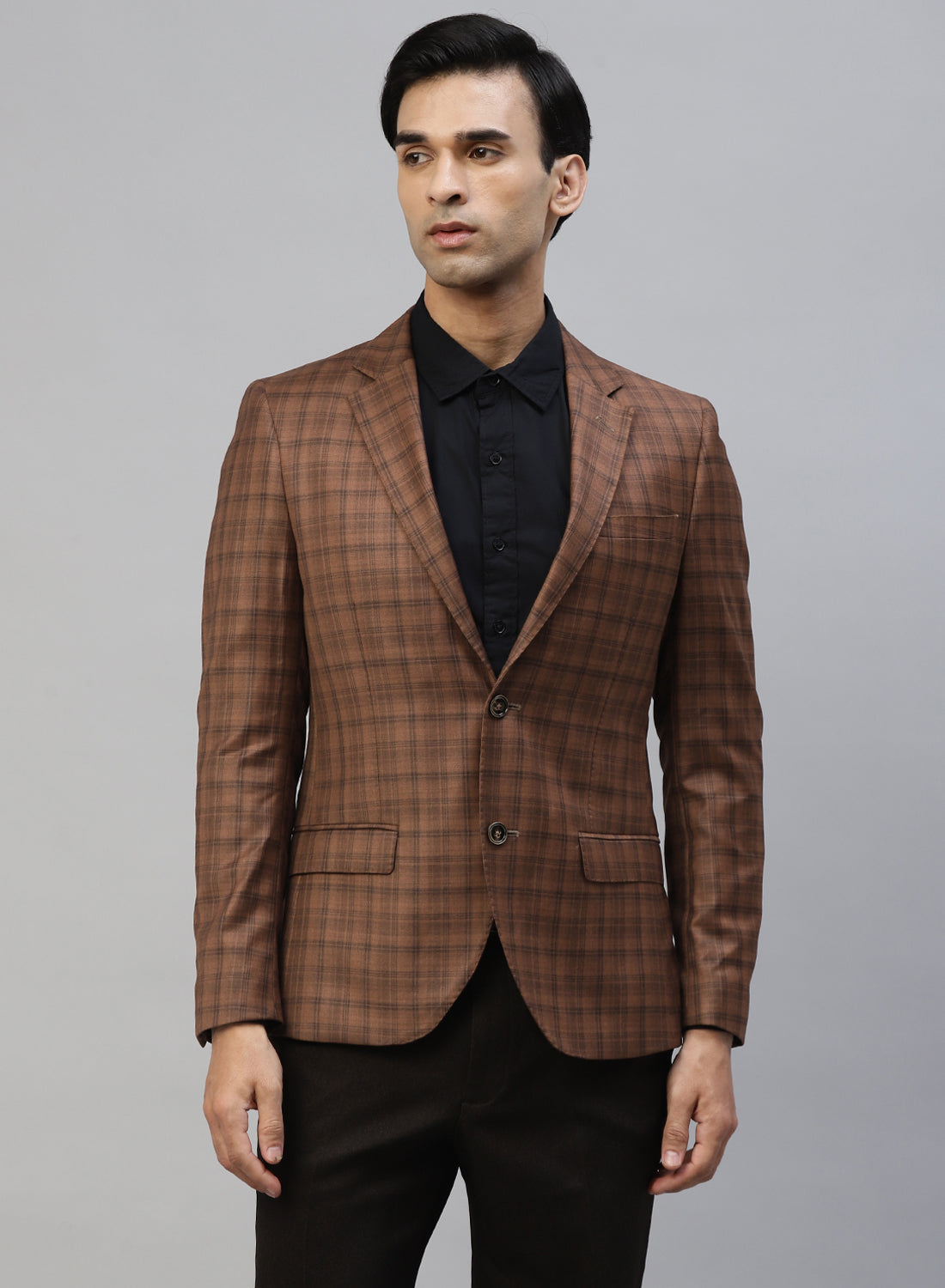 Rust checks Formal Notch Jacket