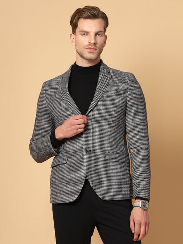 Grey & Black Tweed Jacket