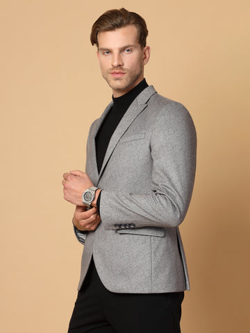 Light Grey Uncrushable Structured Jacket