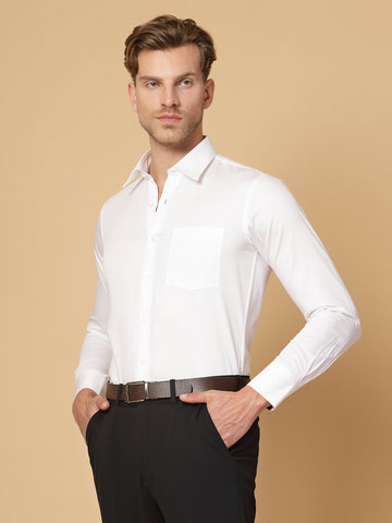 White 100% Cotton  Structured Shirt