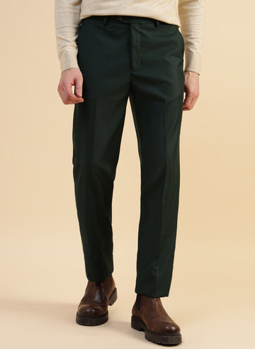 Dark Green Smart Trouser