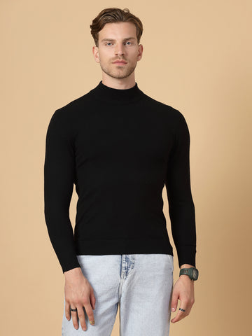 Black Uncrushable Turtle Neck