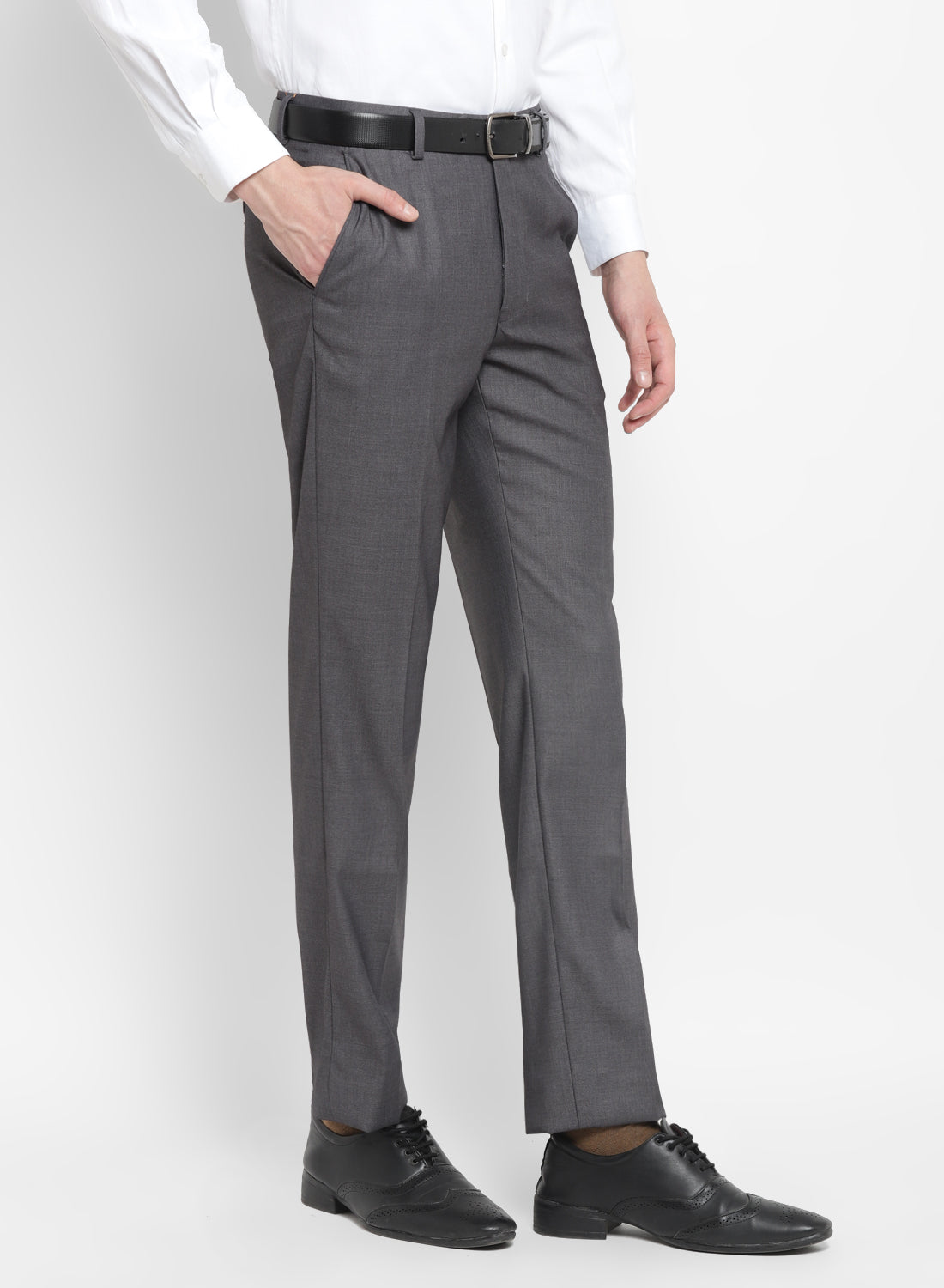 Buy Raymond Dark Grey Trouser Size 32RMTS04709G8 at Amazonin