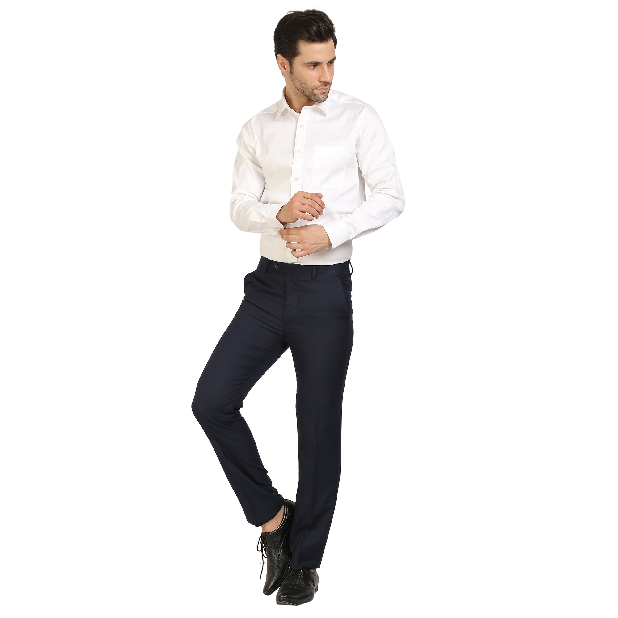Classy Cotton Blue Trouser – Sujatra