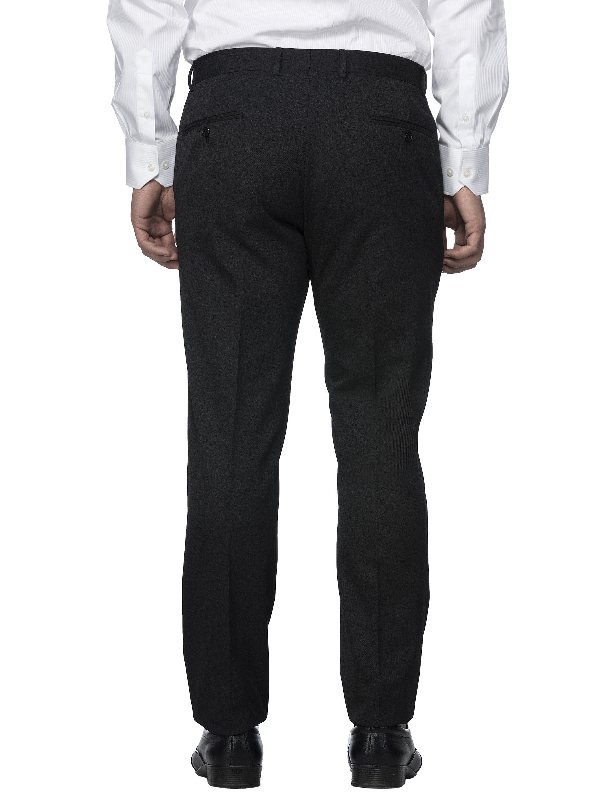 Buy Givo Men Grey Slim Fit Solid Formal Trousers - Trousers for Men 6539688  | Myntra